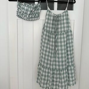 Sabo 2 Piece Skirt and Crop Top Set